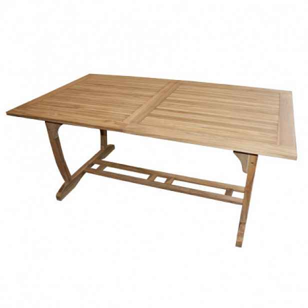 Doppler TECTONA - zahradní dřevěný rozkládací teakový stůl 180/240 x 100 cm - Zboží s drobnou vadou (N258)