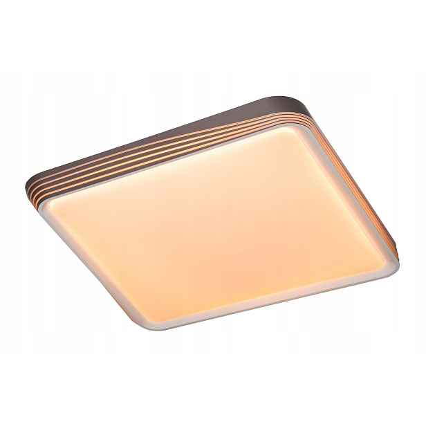 Rabalux Led dron Stropní Svítidlo 40W 48x48 cm, moderní, hnědý, čtvercový