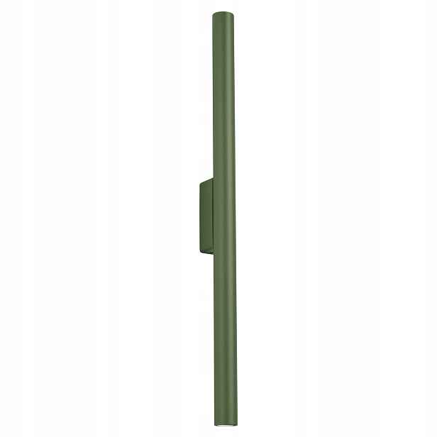Sollux Lighting Moderní nástěnné svítidlo Pastelo Olivová tuba 50 cm 2xG9