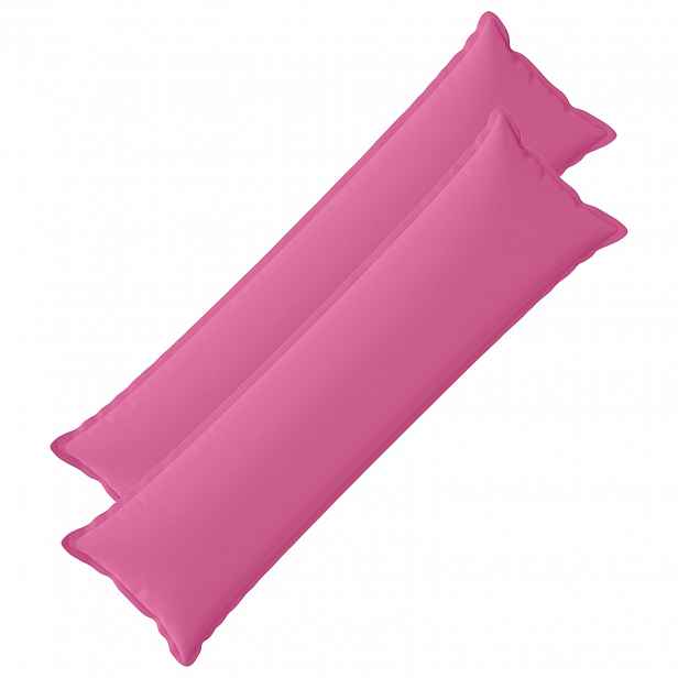 vidaXL Povlak na polštář 2 ks HOUTEN Růžová 40 x 145 cm Polyester