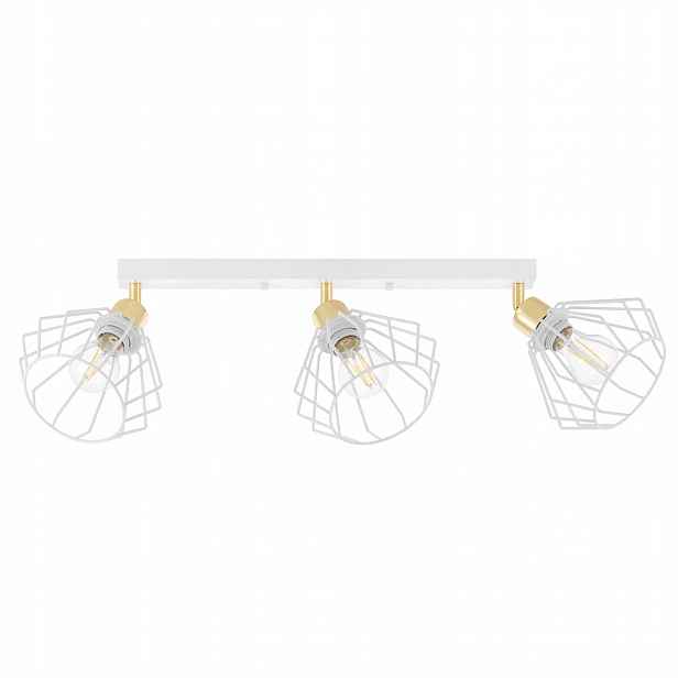 Závěsná Stropní Lampa Lustr Stropní Svítidlo Bílo zlatá