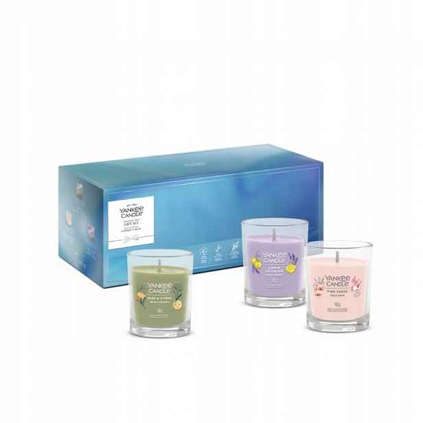 Dárková Sada elegantních 3 svíček Tumbler Yankee Candle