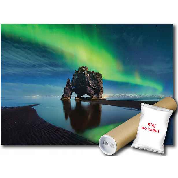 Fototapeta Zorza Noc Moře 3B V8 368x254 F12652