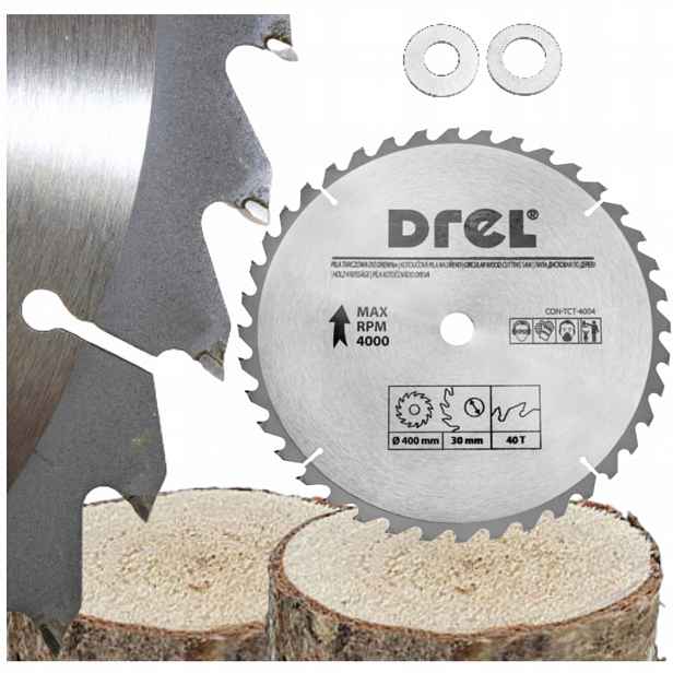Kotoučová Pila Na Řezání Dřeva Widia 400x30.0 mm 40 Vidiových Zubů