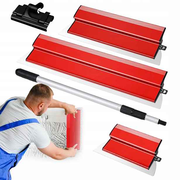 Nůž Na Hladítko Nerezové Pero Špachtle 25/40/60 CM Čepel Lízátko 0.5 MM 5 Ks