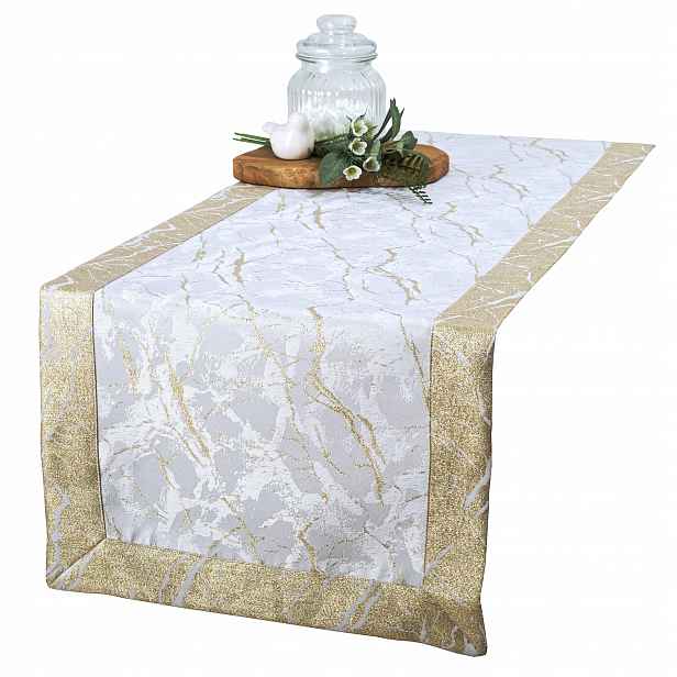 Šitý běhoun s manžetou 5 cm LX-33216-Z 40x180 cm