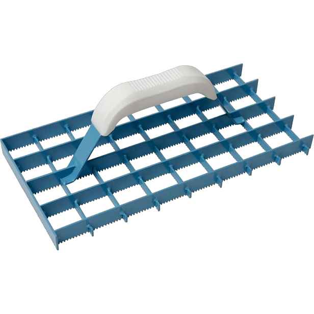 Škrabák omítek ozubený PR 150×290 mm