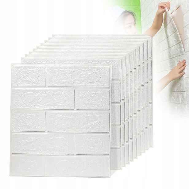50 Ks Tapeta 3D Cihla Kámen Stará Zeď 3D Efekt