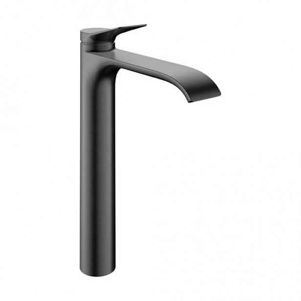 Hansgrohe Vivenis vysoká umyvadlová baterie s výpustí kartáčovaný černý chrom 75044340