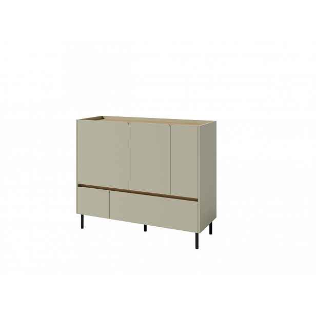 Komoda Luca LC8 Barva korpusu + barva dveří: Eukaliptus / Dub Baltic Dune