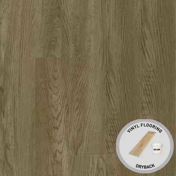 Lepené vinylové podlahy Dub Modern Brown 2mm/0,4mm DryBack