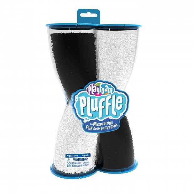 Playfoam Pluffle™ - Twist Hmota černá a bílá