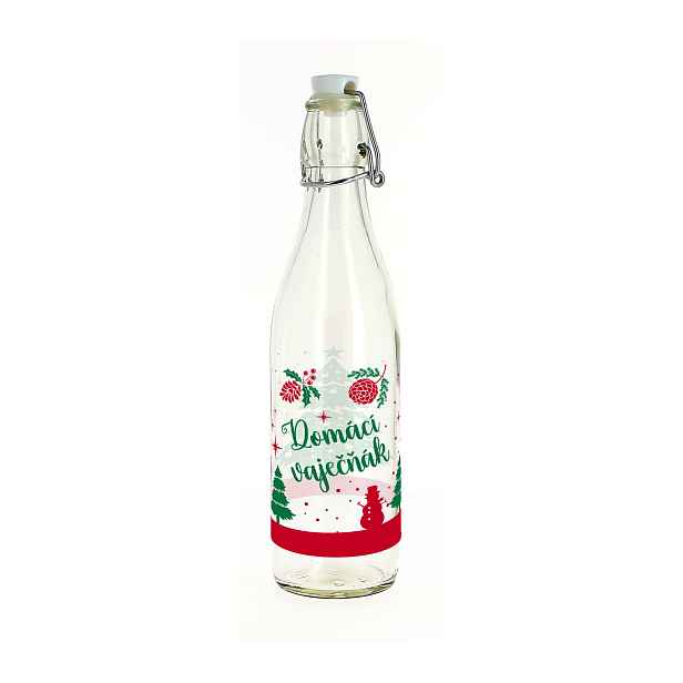 Skleněná láhev s patentním uzávěrem TORO 540ml domácí vaječňák