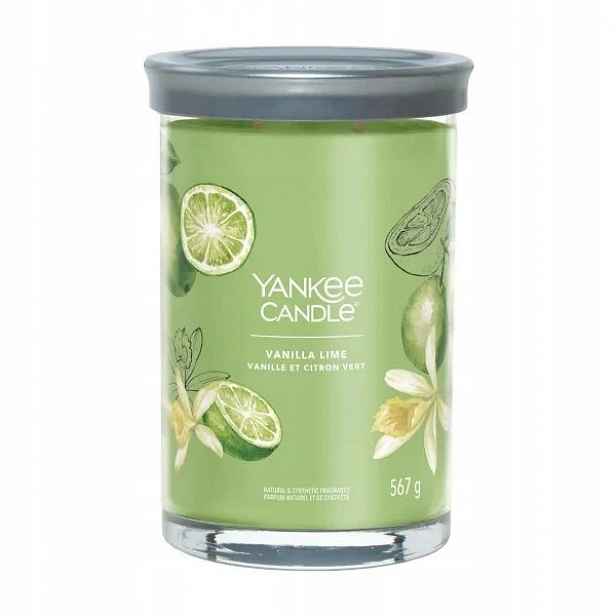 Velká vonná svíčka Signature Vanilla Lime Yankee Candle