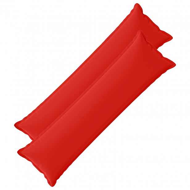 vidaXL Povlak na polštář 2 ks HOUTEN Červená 40 x 145 cm Polyester