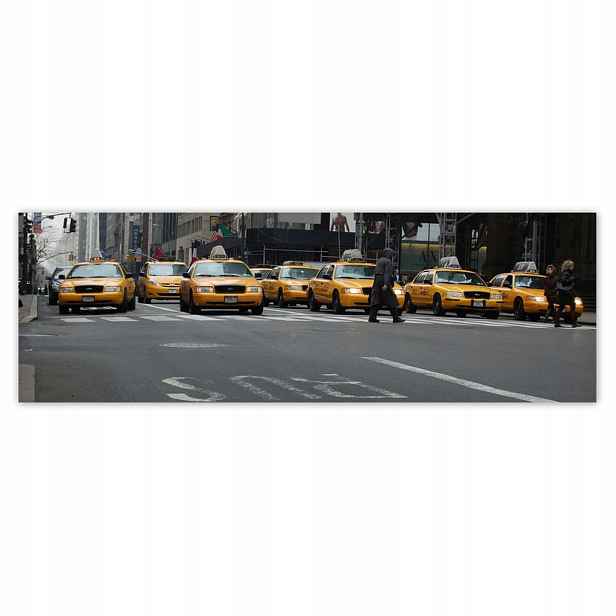 Plakáty 200x66 New York žluté taxíky