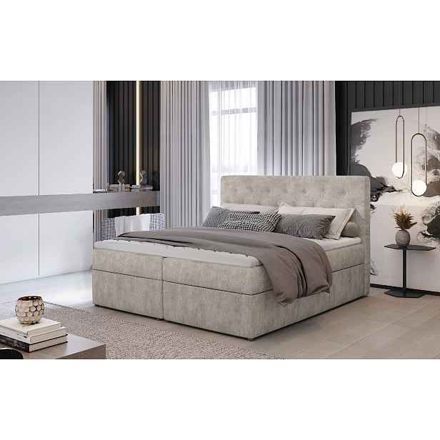 Boxspring Loree Rozměr: 180 x 200 cm, látka: Dora 21