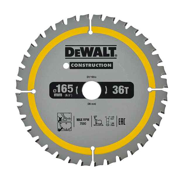 Dewalt Pilový kotouč DT1950 Kotouč 165X20MM 40T