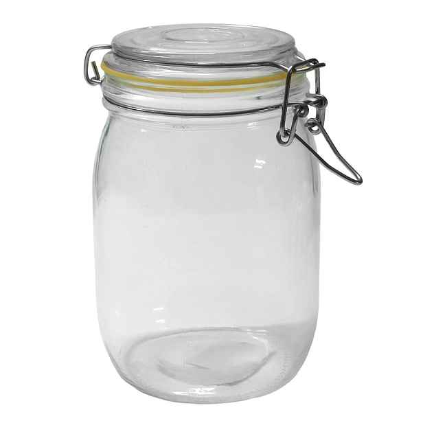 PROHOME - Dóza skleněná 1000ml s patentem