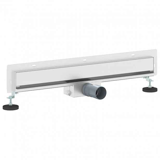 vidaXL Nástěnný sprchový odtok Stříbrná 60 cm Nerezová ocel 304
