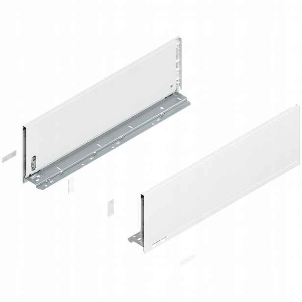 BLUM770C5502SLEGRABOX boky zásuvky o výšce „C NL550 mm, hedvábná bílá matná barva