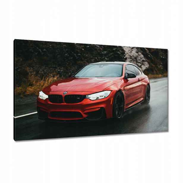 Obrazy 120x70 Červené Bmw Auto