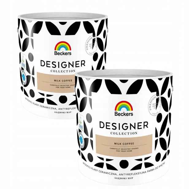 Sada Barev Beckers Designer Collection 2X2,5L Milk Coffee 5L (Kávová)