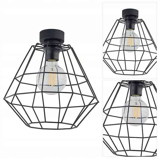 Stropní Svítidlo černý Diamond New industriální design do obývacího pokoje Tk Lighting