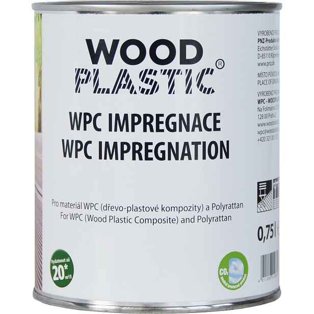 WPC impregnace pro terasová prkna Woodplastic, 0,75 lt