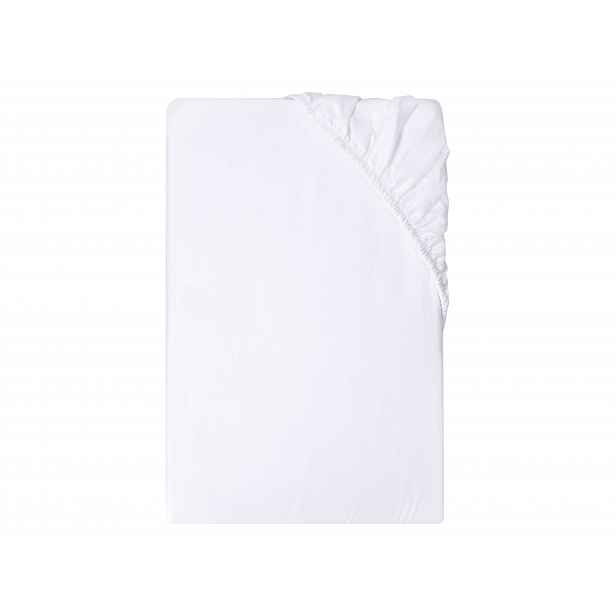 Livarno® Saténové napínací prostěradlo, 90-100 x 200 cm (bílá)