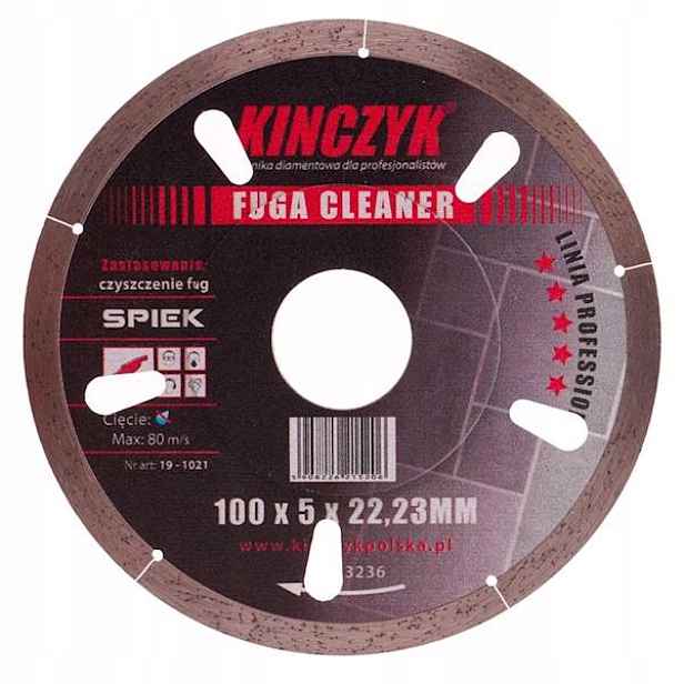 Kotouč Na Čištění Spár 100x5x22,23mm Fuga Cleaner Kinczyk
