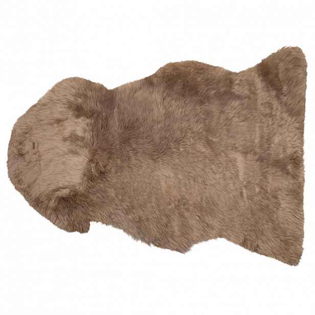 Beliani CHLUPATÁ OVČÍ KŮŽE Uluru 100/110/65 cm