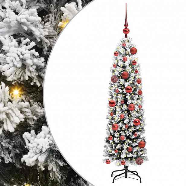 vidaXL Umělý vánoční stromeček Zelená 120 cm PVC, ocel a plast