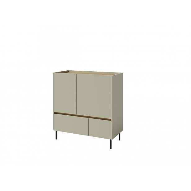 Komoda Luca LC9 Barva korpusu + barva dveří: Eukaliptus / Dub Baltic Dune
