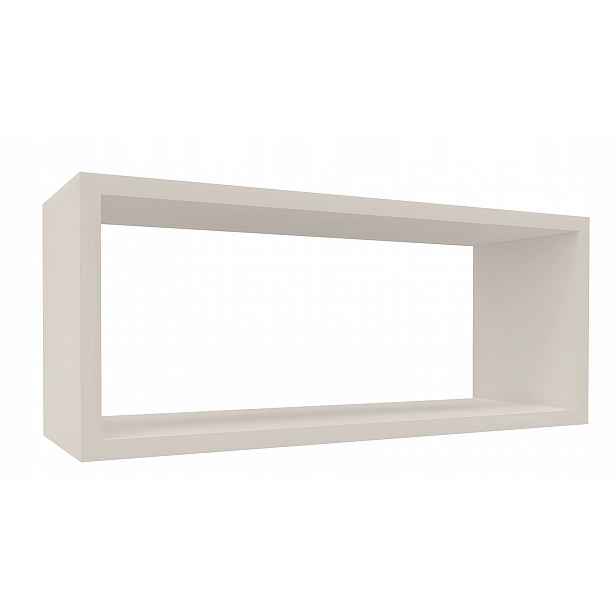Obdélníková police Kaszmir 60x25x20 cm, moderní nástěnný závěsný regál