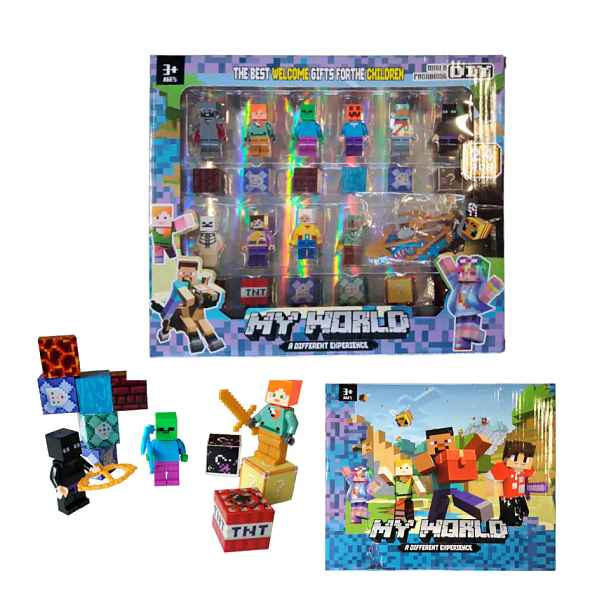 Toybit Magnetická stavebnice Minecraft MSTB2298