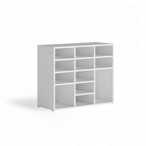 Vicco BOTNÍK Lysander, Bílá, 78.6 x 65.5 cm S 12 otevřenými přihrádkami