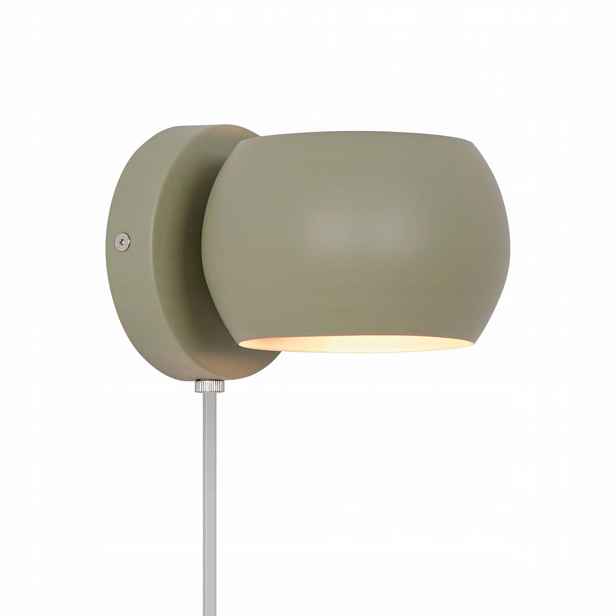Zelená nástěnná lampa Belir s moderním náladovým světlem v předsíni Nordlux