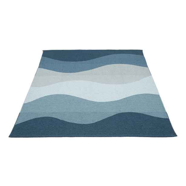 Modrý vnitřní a venkovní koberec 180x230 cm Urvi Water – Pappelina