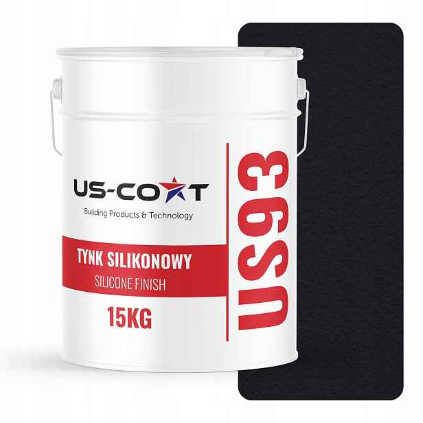 Silikonová Omítka Barva Černá Hluboká RAL9005 15KG Beránek Granulace 1.0mm