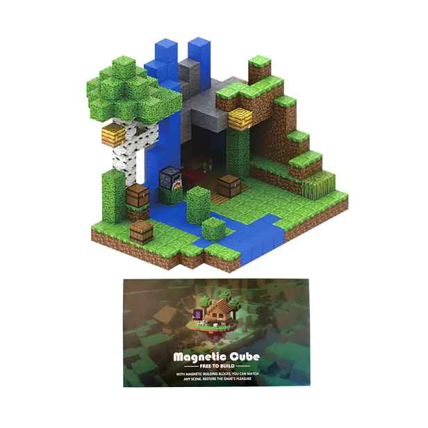 Toybit Minecraft Jungle Creek XXL Magnetická stavebnice MSTB2322