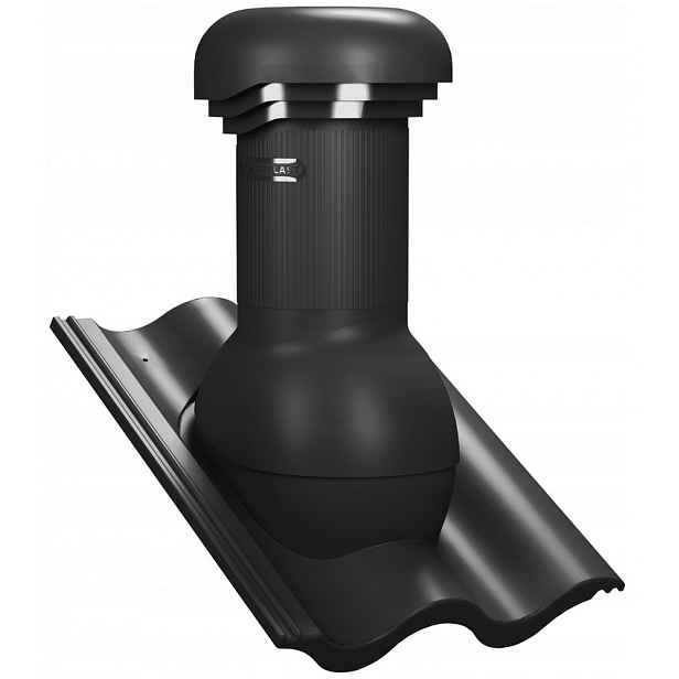Wirplast Pro 125mm Větrací Komín Pro Braas Celtic Černý