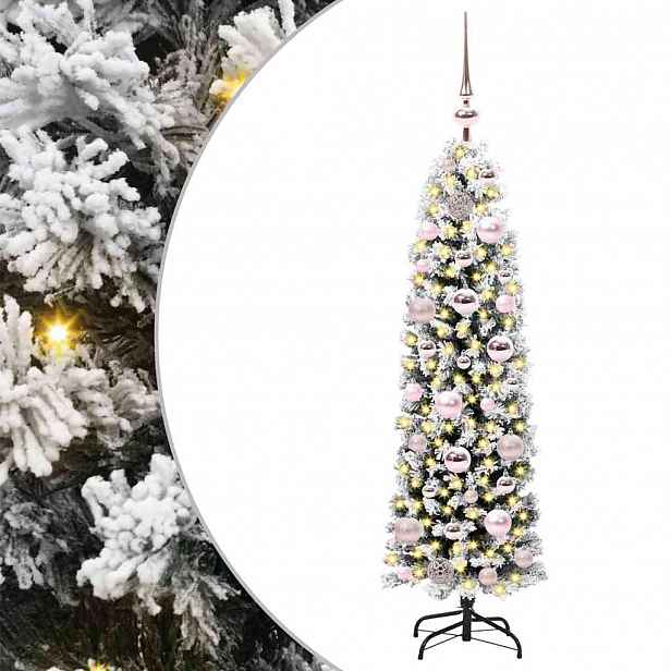 vidaXL Umělý vánoční stromeček Zelená 120 cm PVC, ocel a plast