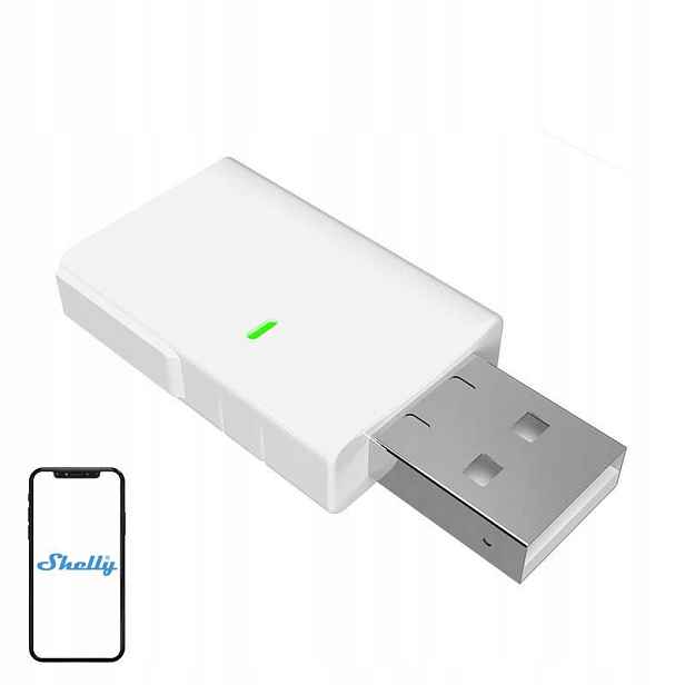 Shelly Centrální brána Bluetooth 4.2 Wi-Fi Blu Gateway Mqtt Ukládání skriptů