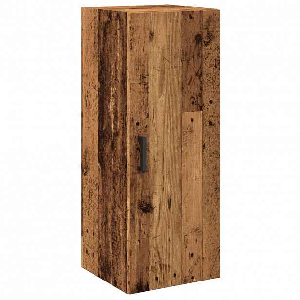 vidaXL Nástěnná skříňka old wood 34,5 x 34 x 90 cm kompozitní dřevo