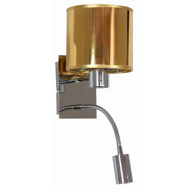 Candellux Nástěnné svítidlo Chrom Sylwana 2xE14 Led, IP20, stmívatelné