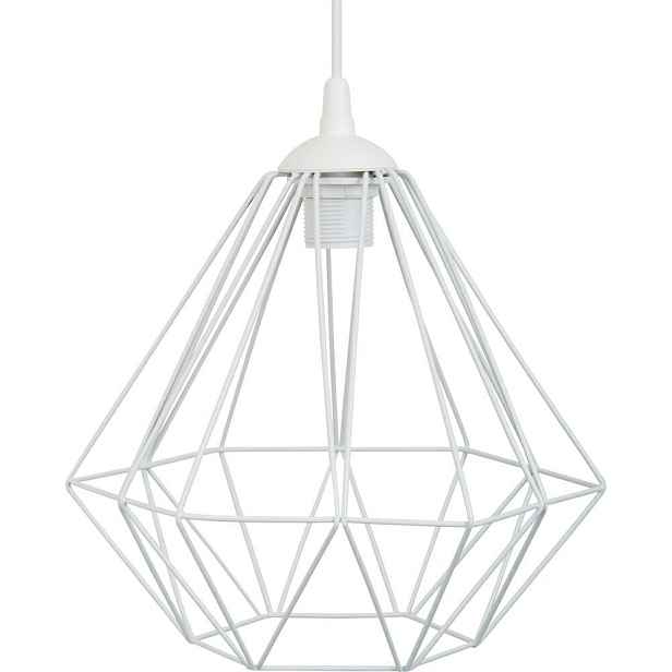 HowHomely Stropní svítidlo Diamond 25 cm bílé