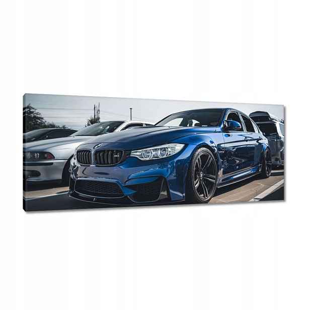 Obrazy 100x40 Modré Bmw M3 Auto