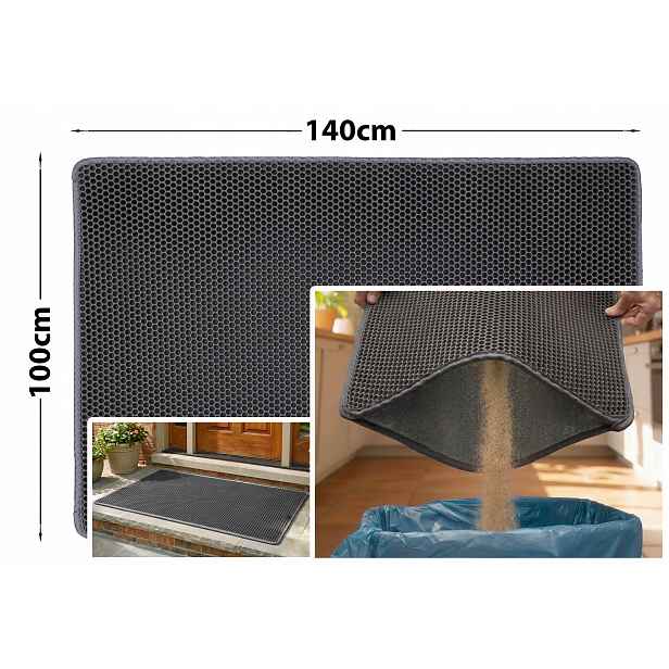 Otevíratelná rohožka před dům Voděodolná 100x140 Smart Pocket