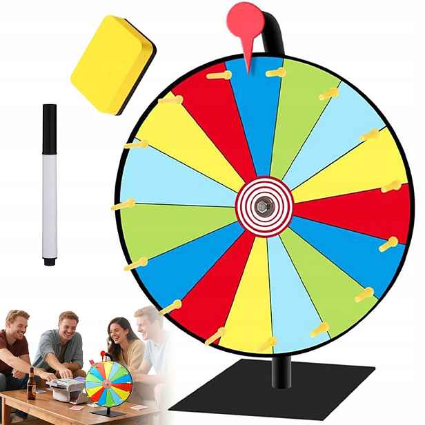 30 CM Kolo Pro Hry A Odměny – Suché S Tužkou A Utěrkou